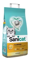 Sanicat Arena Sanitaria Gato Aglutinante 12kg X 12kg De Peso Neto