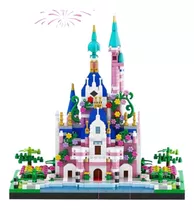 Bloco De Montar Castelo Princesa Clássico Brinquedo Educativ