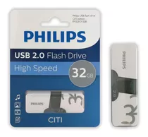 Pendrive Philips Usb 2.0 32gb / Citi Color Gris