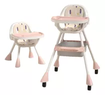 Silla De Comer Con Cinturón Y Ruedas Para Niños, 2 En 1 