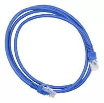 Cabo De Rede Cat.5e 1.5m 15bl Azul Patch Cord Plus Cable