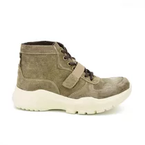 Bota Casual De Cuero Nobuck Hitec Ladies