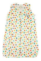 Saco De Dormir Casulo De Bebê Pijama Verão Suedine Laranja