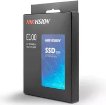 Ssd 256 Gb Disco Solido Hikvision E100 2,5 In 6gb/s Sata 3 Color Negro