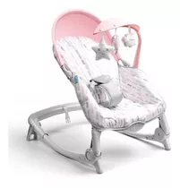 Cadeira De Descanso E Balanço Spice Dobrável Rosa - Bb293