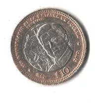 Moneda Conmemorativa De $10 Pesos Batalla De Puebla L1h19r2c