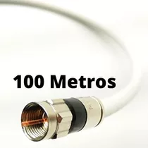 100 Metros Cable Coaxial Rg6 Blanco Inter Movistar Simple