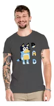 Polera Bandit Heeler Bluey Dad Algodon Organico Wiwi