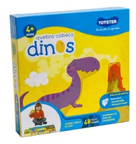 Quebra Cabeça Infantil Dino 48 Peças Grandão - Toyster 2217