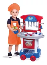 Cozinha Infantil Menino Com Acessórios + Brinde - Cotiplas