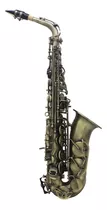 Saxofón Alto Eb Con Acabado Antiguo De Alta Calidad