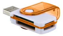 Adaptador De Cartão Memória 4 Em 1 Leitor Microsd T-flash Sd
