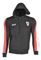 Campera River Plate Con Capucha Y Bolsillos 2023 Oficial