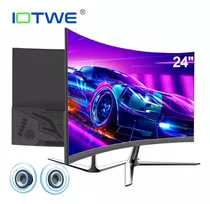 Monitor Gamer Curvo Pc Hdmi Led 100 Hz 24  Fhd Bocina Iotwe S24q