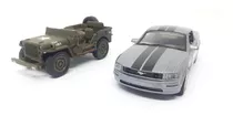  Mustang Gt E Jeep Willys Us Army 1:32 Dioramas Projetos Ler