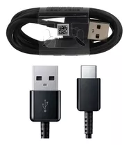 Cable Usb C Turbo Power Carga Rápida Fast Charger 1.2mts Color Negro