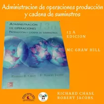 Administración De Operaciones Producción Y Cadena De Suminis