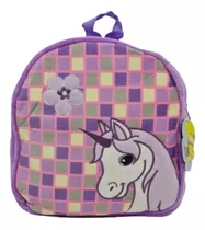 Mochila Unicornio Jardín Peluche Súper Suave 30cm