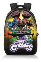 Mochila Escolar De Gran Capacidad De Smiling Critters