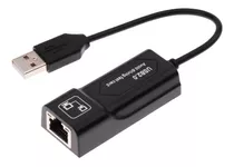 Adaptador Red Usb 2.0 Ethernet 10/100mbps Rj45 Velocidad