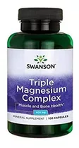 Triple Magnesio 400mg 100 Capsulas Swanson