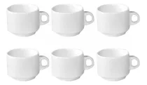 Set 6 Tazas De Porcelana Para Café 100ml (sin Platillos)