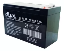 Bateria De Gel Dlux Dlb7-12 Recargable Sistema De Alarma