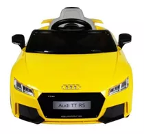 Carro A Bateria Para Crianças Bel Audi Tt Rs Brink  Cor Amarelo 110v/220v