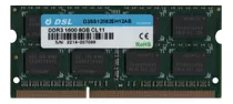 Memoria Sodimm Pc3 12800s 1600mhz Dsl 8gb 1.5v Envios