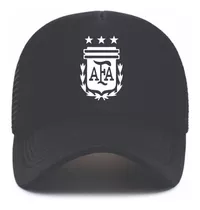 Gorra Trucker En Vinilo Argentina Campeon Mundial Afa Messi 