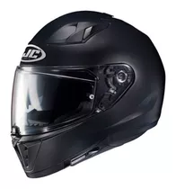 Casco Moto Hjc Integral I70 Sólido Semi Flat Black