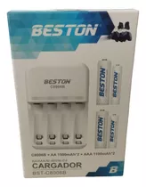 Kit Baterías Pilas Aa Recargables Alcalinas Cargador 1500mah