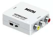 Mini Adaptador Conversor De Hdmi Para Video Composto 3rca Av