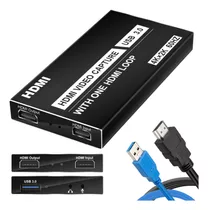 Capturadora De Video Y Audio 4k 60hz Usb 3.0 A Hdmi 1080p