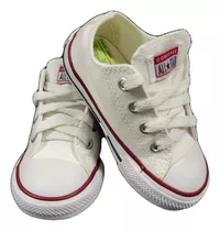 Zapatilla Converse All Star Blancas Bebe T22 Impecables