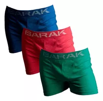 Pack X3 Boxer Niños Algodón Sin Costura Talles 4 Al 16 Barak