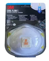 3m Respirador Barbijo 8511 C/válvula N95 Cool Flow Pack X 2