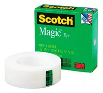 Cinta Mágica Scotch 3m 19mm X 254m Caja Verde Paqx12