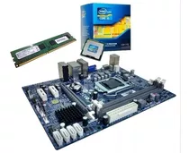 Kit Upgrade Placa Mãe + Processador I5 3.40ghz + Memória 4gb