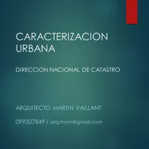 Declaracion Jurada Caracterizacion Urbana - Arquitecto