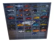 2 Estantes Carrinhos Hot Wheels 50 Nichos Divisória Acrílico