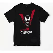 Remera Venom Marvel 02 (negra:) Ideas Mvd