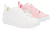 Tenis Dama Casual Blanco Y Rosa Duo Pack 316