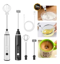 Mixer Misturador De Bebidas 2 Em 1 - Inox Ovos Café Bateria Cor Branco