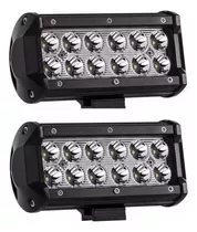 Pack 2 Foco Led 36w Barra Neblinero Auto 12 Led