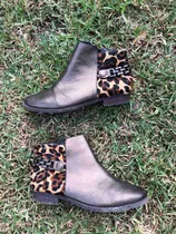 Botas Cortas Botinetas Hush Puppies Cuero Talle 35 (1r)