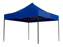 Tenda Sanfonada Estrutura Metal 3x3 Metros Cor Preto