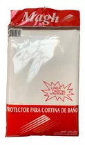 Protector De Cortinas De Baño Anti Hongos Satin 90 Micr Color Blanco Protector Satin 90 Micrones