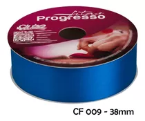 Fita De Cetim Progresso 38mm Rolo 50 Metros Várias Cores