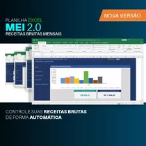 Planilha Mei 2.0 - Relatório De Receitas Brutas Mensais